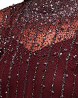 Burgundy Cascade HH77338